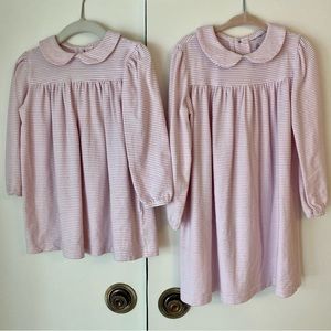 Busy Bees Pima Cotton Dresses - Sister Set. 18M and 4T.